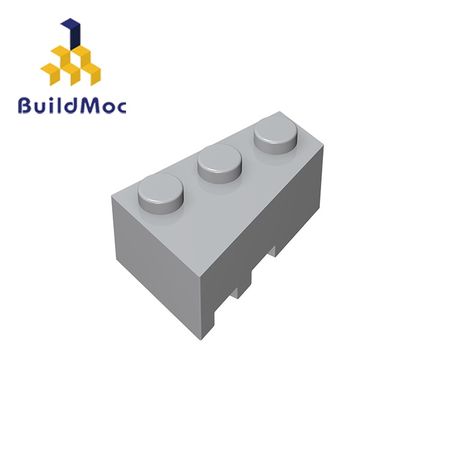 BuildMOC Compatible Assembles Particles 6564 3x2 Right For Building Blocks Parts DIY enlighten bricks Educational Tech Toys