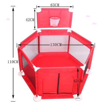Baby Playpen Fence Children's Playpen Kids Ball Pool Folding Barrier For Babies Oxford Cloth Baby Fence Child Safety Barrier