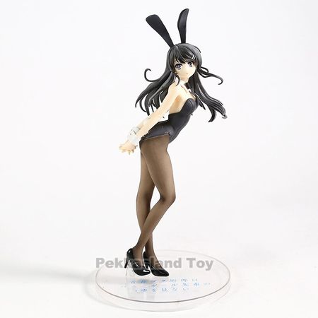 1/7 Scale Sakurajima Mai Figure Action Seishun Buta Yarou Wa Bunny Girl Senpai PVC Collection Model Toy