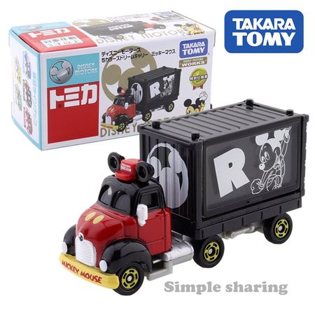 Takara Tomy Tomica Disney Motors 5 Colors Dream Carry Car Hot Pop Kids Toys Vehicle Diecast Metal Model  New