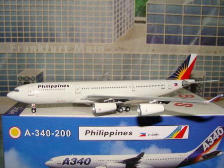 1:500 Philippines Air A340 F-OHPJ Aircraft Model Classic Aircraft Model