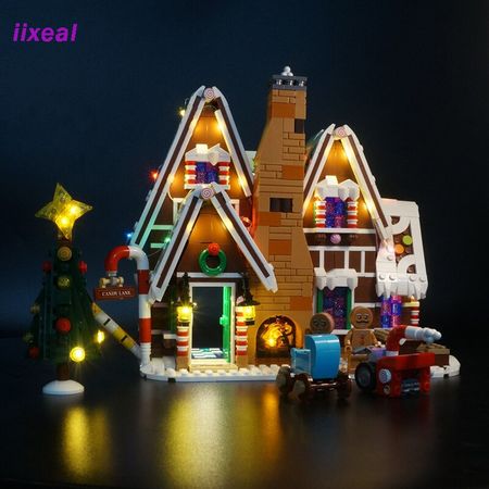 LED Light Kit Fit Lego 10267 Gingerbreaded House Building Blocks for Light Up Your Blocks Toys (only Light Included)