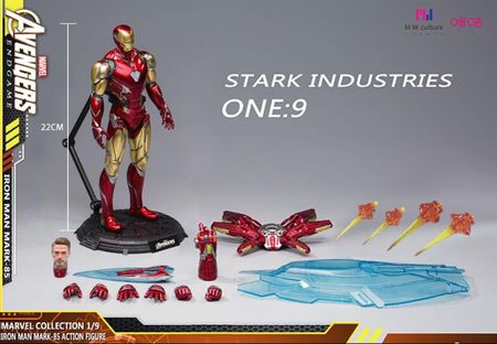 Original Marvel Avengers Ironman MK85 Articulated 1/9  Action Figures Toys
