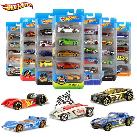 Hot Wheels Original 5pcs/set Diecast 1:64 Metal Batman Mini Model Car Kids Toys for Children Oyuncak Araba Hotwheels Boys Gift