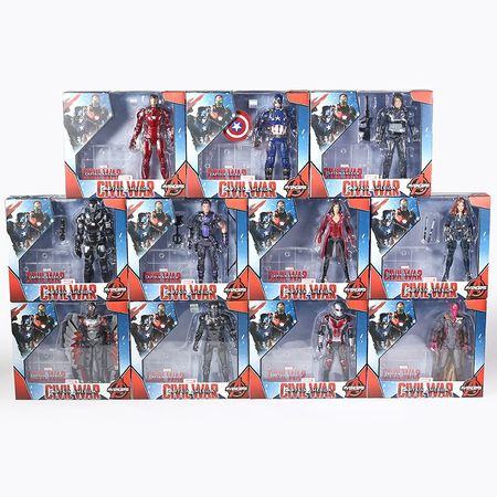 Avengers Infinity War Figures Thanos Iron Man Captain America Spiderman Hulk Hawkeye Antman Action figurines Toy