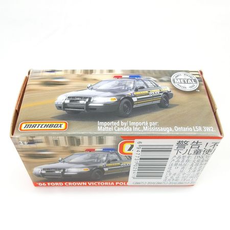 2019 Matchbox Cars 1:64 Car 06 FORD CROWN VICTORIA POLICE Metal Diecast Alloy Model Car Toy Vehicles