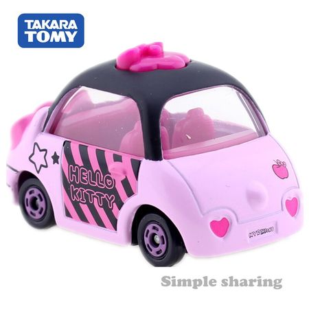 Takara Tomy Tomica Dream Hello Kitty PINK Special Version CAR Motors vehicle Diecast metal model gift kids toys