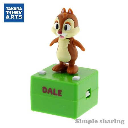 TAKARA TOMY Arts Popn Step Pixar Disney Figure Baby Toys Anime Kids Doll Dale Funny Child Bauble Play Talk Connectable