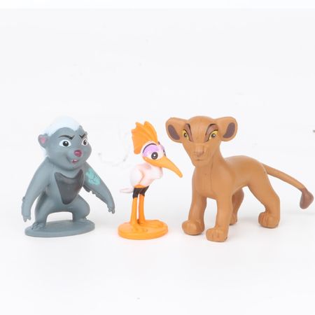 12pcs/set Cartoon Anime Lion King Timon Loin Simba Pig Pumbaa Pvc Action Figure Toys