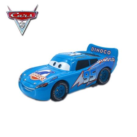 Disney Pixar Cars 2 Diecasts Car Model Lightning McQueen King Uncle Helicopter Dinosaur Oil Set Educational Oyuncak Toys For Boy