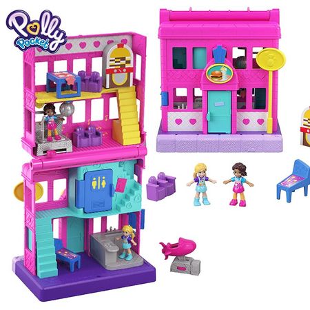 Original Polly Pocket Mini Lovely Store Box Surprise Birthday Party Reborn World Kid Toys Girls Gift Doll Accessories Juguetes
