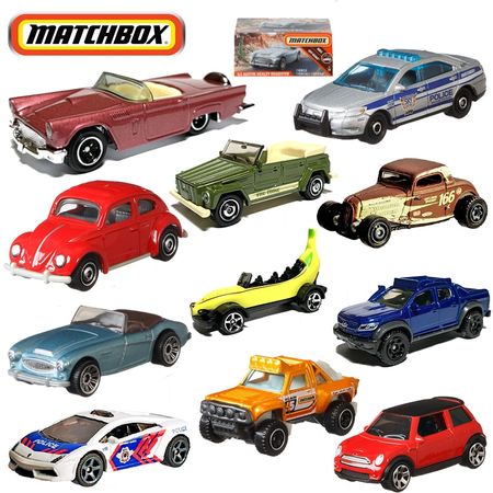Matchbox Car Toys Alloy Diecast Bus Train Model Car Toys Off-road Vehicle Hero Nostalgic Color Toys for Boys Carro Car Kids 1/64