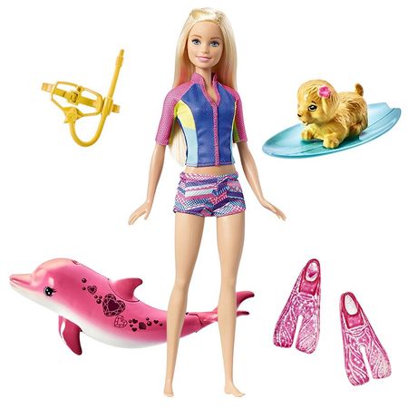 Original Barbie Doll Toy Dolphin Magic Baby Toy Doll Toys Girls Barbie Clothes for Dolls Juguetes Baby Toys for Girls Gift