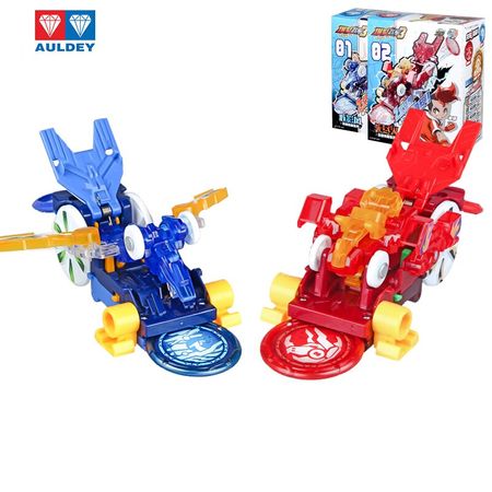 AULDEY 3 Screeches Wild Burst Deformation Car Action Figures 360 Flip Transformation Cars Toys Truck Set for Boys and Girls