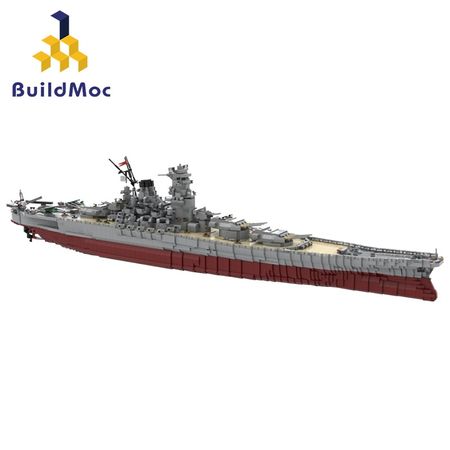 Buildmoc Space Warship Yamato Model Star Series Blazers Building Blocks Assembly  Movie Collection Bricks Kids Toys Gift