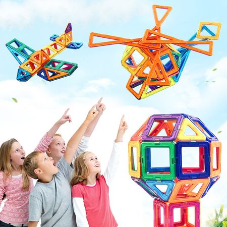 Mini Magnetic Designer Construction Set Model & Building Toy Plastic Magnetic Blocks Educational Toys For Kids Gifts