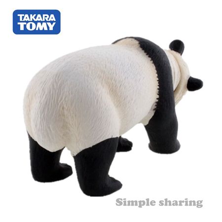 Takara Tomy Tomica Ania Animal Adventure Giant Panda As 03 Diecast Resin Baby Toys Hot Pop Kids Dolls Funny Magic Bauble