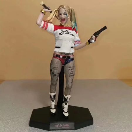 Suicide Squad Quinn Figure Crazy Toys Suicide Squad Sexy Quinn Figure Real Clothes Joker 1/6th Scale Action Figure Toy Doll Gift