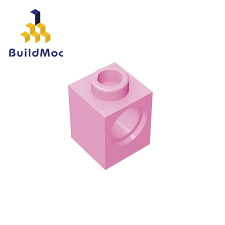 BuildMOC Compatible Assembles Particles 6541 1x1For Building Blocks Parts DIY LOGO Educational Tech Parts Toys