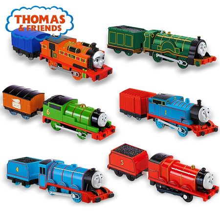 Train Toys Thomas & Friends Collectible Electric Series Toys Trackmaster Motorized Engine Alloy Train Toys Victor James BMK87