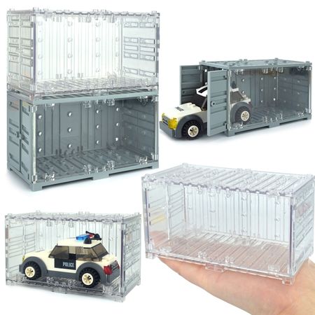 Figures Cars Models Display box Building blocks Acrylic Dustproof Box assembly box base shop window Car gate Garage toys Bricks