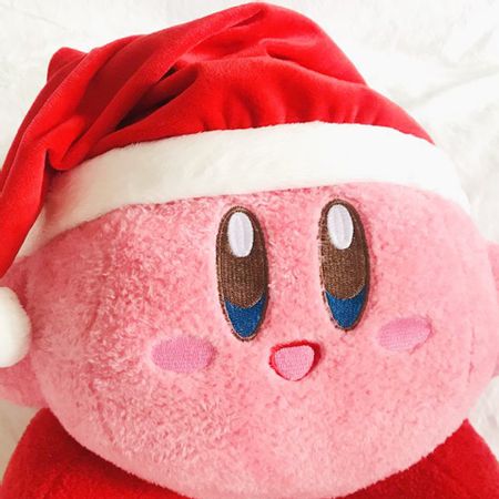 Tronzo 50cm Kirby Plush Soft Sleep Pillow Cap Kawaii Anime Game Kirby Sleep Pillow Cushion Soft Pet House Doll Toys Dropship