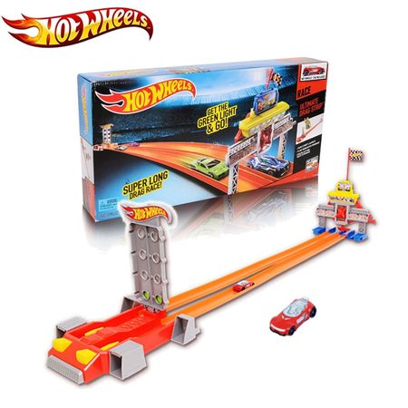 Original Hot Wheels Car Track Super Stunt Maneuver Circuit Racing Figure 8 Raceway Diecast Car Hot Toys for Boys Kids Gift