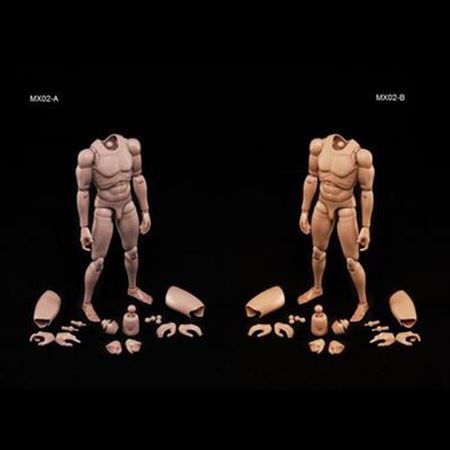 MX02-A/B 1/6 Scale Male Body Model Toy Fit 12