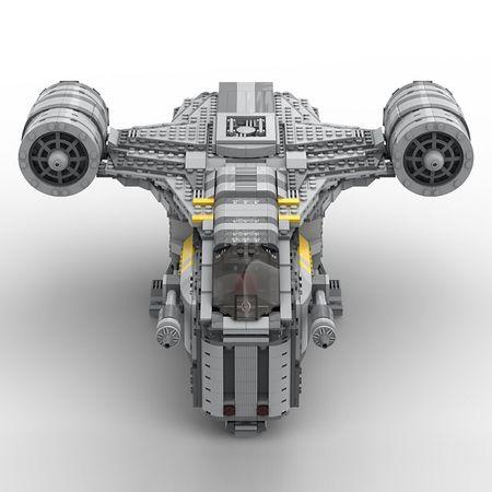 Buildmoc Razor Crest of UCS Warship Razors Champion Famous  Star Series Wars Technology Building Blocks Toy Space Kids Gift