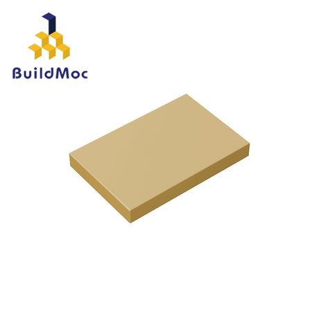 BuildMOC Compatible Assembles Particles 26603 2x3 For Building Blocks Parts DIY LOGO Educational Tech Parts Toys