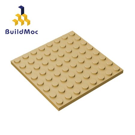 BuildMOC Compatible Assembles Particles 41539 8x8 For Building Blocks Parts DIY LOGO Educational Tech Parts Toys