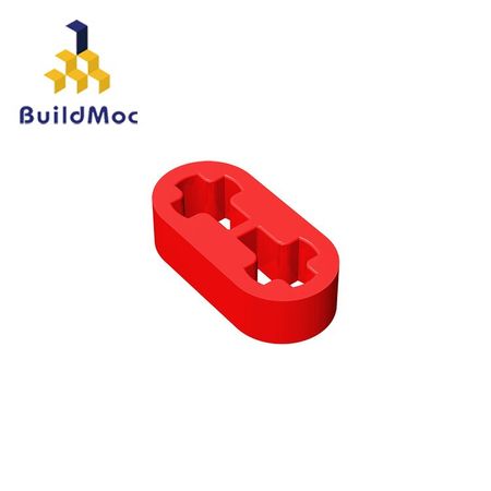 BuildMOC Compatible Assembles Particles 41677 1x2 For Building Blocks DIY LOGO Educational High-Tech Spare Toys