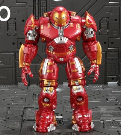 Marvel Avengers Hulkbuster Hulk Ironman Super Hero PVC Action Figure Collectible Model Toys with Light