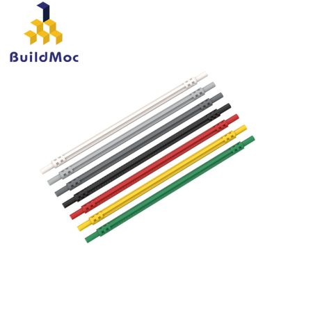 BuildMOC 32201 1x14 flexible shaft ldd32201 brick Technic Changeover Catch For Building Blocks Parts DIY Educational Tech Toys