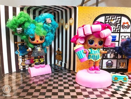 1 Piece L.O.L. SURPRISE! remix Hair Flip Sound doll Change Color 8cm Big Sister Hair Dolls For LOL Splatters Kids Play Toy Gift