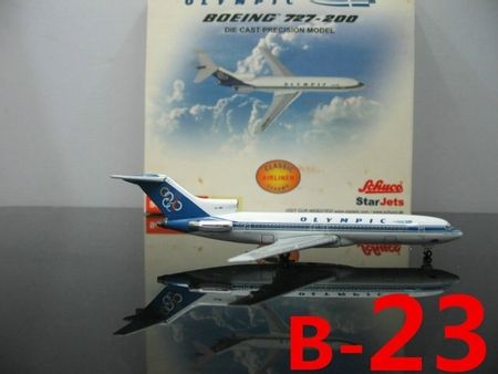 1:500 Olympic Airlines Boeing 727-200  SX-CBH aircraft model