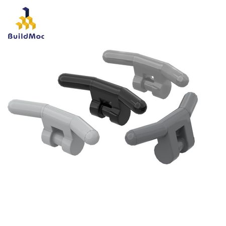 BuildMOC 30031 double handle ldd30031 brick Technic Changeover Catch For Building Blocks Parts DIY Educational Tech Toys