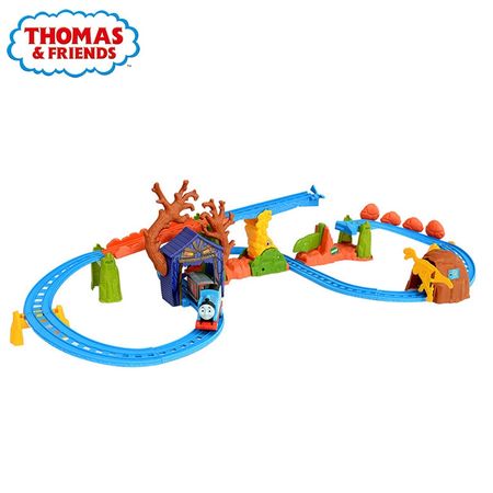 New Thomas and Friends Train Railway Building Engineer Interesting Car Track Set Thomas Brinquedos For Children Birthday Gift