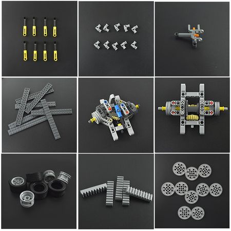 Technology accessories Bulk Bricks MOC Parts Multiple sizes Technic 62821 Building Blocks Educational Compatible with lego
