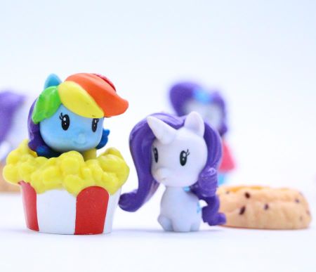 Dreamy My Little Unicorns Horse Figure 24pcs/Sets Cute Girls Cake Birthday Decoration Collection Rainbow Dash Toys Kit