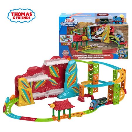 Thomas And Friends Rainbow Mountain Track Set Die-Cast Metal Train Model Collectible Railway Toys Children's Birthday Gift