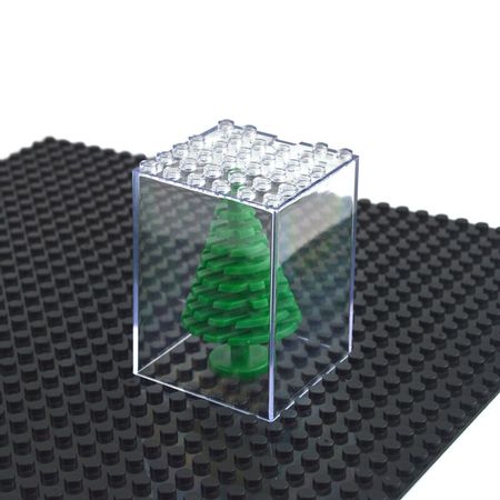 Acrylic Dustproof Box Figures Building Block Collection Display ShowCase Compatible  Box Figures Brick For Kids
