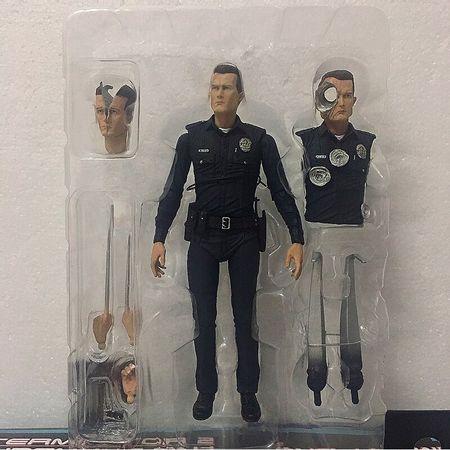 Terminator T-1000 Figure Original Toy NECA Judgment Day Terminator T-1000 Action Figure Collectible Model Toy Gift