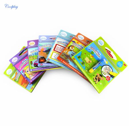kids Reusable coolplay Magic Water Drawing Book Doodle Painting Drawing Board Recycle Coloring Books Toys for children