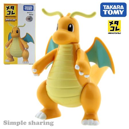 Takara Tomy Tomica Metakore Pokemon Figures Kairyu Alloy Model Pocket Monsters Anime Baby Toys Metacolle Diecast Pop Bauble