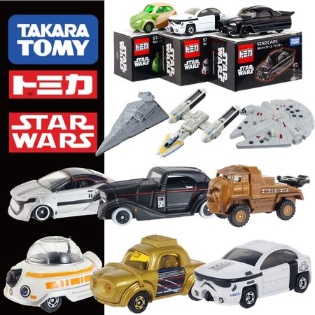 Takara Tomy Car Yoda White Soldier Black Soldier Starship Diecast Toys Metal Diecast Model Car