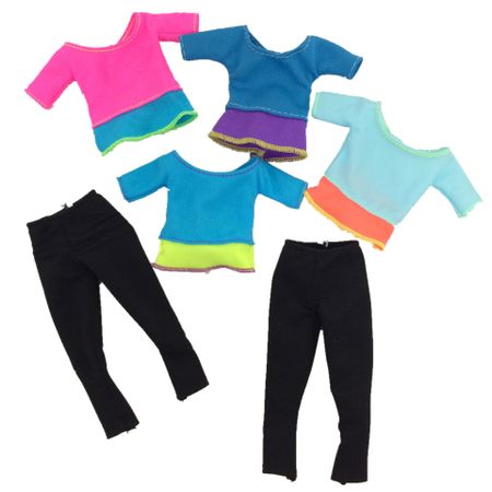 For Original Barbie Doll Yoga Clothes Sport Style Gymnastics Dolls Pants Accessories Christmas Birthday Toys Gift Children's kid