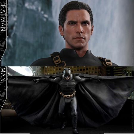 1/4 QS009 Full Set Christian Batman Action Figure Bullet Model for Fans Gift Collection