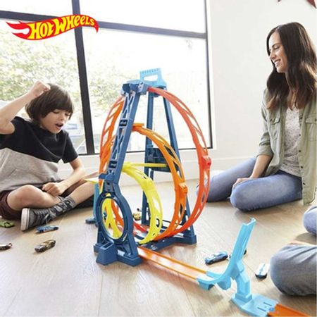 Original Hot Wheels Track Builder Car Toy Carro Hotwheels Car Model Toy Toys for Boys Toy Car for Child Birthday Gift
