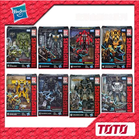 Hasbro Transformers Toys Anime Bumblebee Smash Roadblock Crossbar Collectible Model Toys for Children Finished Goods